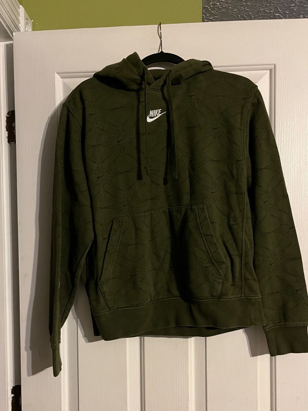 Nike Olive Green Pullover Hoodie men’s size small